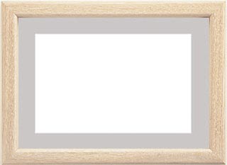 木製デッサン額 フィレンツェ-100 ホワイト色フレーム（マット・ガラス付） 太子...:e-gazai-tougei:10023442