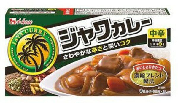 ハウス　ジャワカレー中辛　185G（185G）...:e-godai:10084790