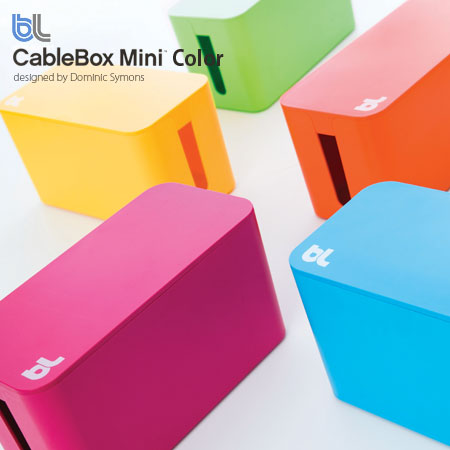 blueLounge CableBox mini Color(ブルーラウンジ ケーブルボックス ミニ カラー/ケーブルBOX/収納ボックス/収納BOX/ケーブル収納/コードケース/コード収納/収納ケース)