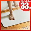 【ポイント最大30倍】【送料無料】【豪華特典】【即納】soil バスマット ライト(ソイル/イスルギ/bathmat/light/珪藻土/調湿/軽量モデル/薄い/丈夫/頑丈/速乾/足ふきマット)【あす楽対応】【HLS_DU】【p10】