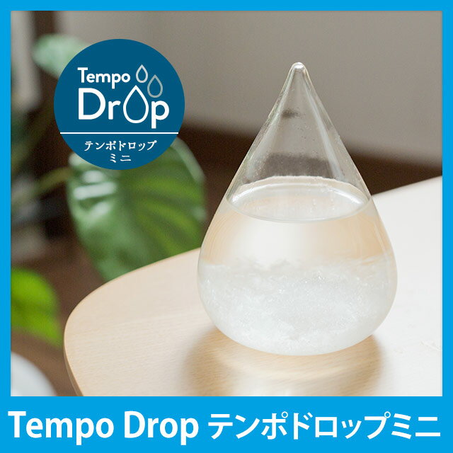 テンポドロップ ミニ (Tempo Drop mini ストームグラス 天気 予測 しずく 置物 ペロカリエンテ Perrocaliente シンプル プレゼント 贈り物 母の日 新生活)