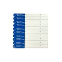 ユポラベル 青色 中(150×15mm) 100シート(10枚) M12 アウトレット