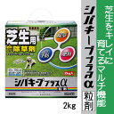 【レインボー薬品】【除草剤】シバキーププラスα粒剤 2kg 便利な計量カップと手袋付き