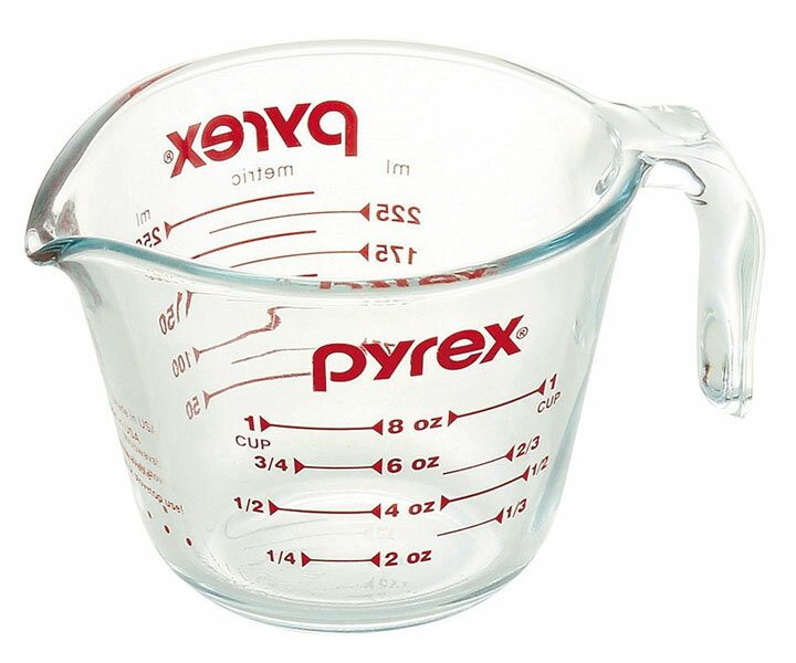 PYREX メジャーカップ250ml CP-8507メジャーカップ 計量カップ ガラス 耐熱 パイレックス メジャーカップガラス メジャーカップパイレックス 計量カップガラス パール金属株式会社 パール金属株式会社 PYREX メジャーカップ250ml CP-8507 【D】