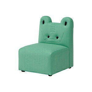 納期1ヶ月 オモイオ omoio 子供用ソファ キッズソファー1P ワニ [KS-1P-WA] 旧アビーロード品番:AS-019 法人様限定 メーカー直送