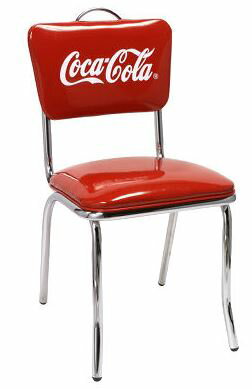 コカ・コーラ コーク V チェア スチール ビニール素材 高87.5 幅42.5 奥52cm Coca-Cola Coke V Chair PJ-50HC