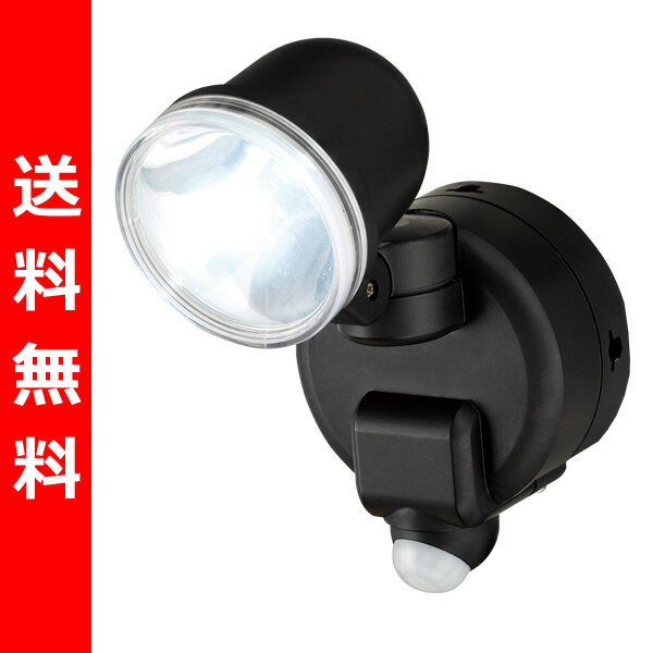 大進(ダイシン) センサーライト/LED 1灯/電池式/屋内外 DLB-100 ブラック …...:e-kurashi:10018091