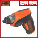 ブラックアンドデッカー(BLACK&DECKER) 3.6V リチウムコンパクトドライバー CS3652LC-JP 電動ドライバー 電動ドリル 充電式ドライバー 充電ドライバー 小型 コンパクト 軽量 DIY 【送料無料】