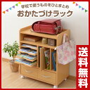 山善(YAMAZEN) ランドセルラック キャスター付き おかたづけラック CJR-7560DW2(NB) ナチュラル お片づけラック 収納ラック 子供部屋 キッズラック 【送料無料】