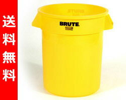 【送料無料】 ラバーメイド BRUTE( ブルート) 丸型コンテナ75.7L 2620YEL イエロー 【代引不可】  【マラソン201207_生活】