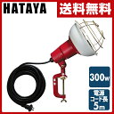 ハタヤ(HATAYA) 300W 作業灯(投光器) 屋外防雨型 コード5m RCY-305 投光機 照明 ライト 倉庫 キャンプ 作業場 【送料無料】