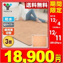 フローリング調 防水ホットカーペット (3畳タイプ) YZC...