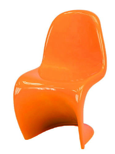 ヴェルナー・パントンチェア（オレンジ）【マラソン201207_生活】【マラソン1207P05】【送料無料】 ヴェルナー・パントンチェア Panton デザイナーズ家具 チェア インテリア シンプルモダン パーソナル 椅子 いす イス