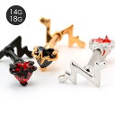 【11月新作】 【HB】WFハートキュービックxGIZA心電図 / ボディピアス 14G 18G トラガス 可愛い ピアス 軟骨ピアス ダブルフェイスバーベル (ネコポスOK) 4000円以上 送料無料 カタログ掲載 あす楽
