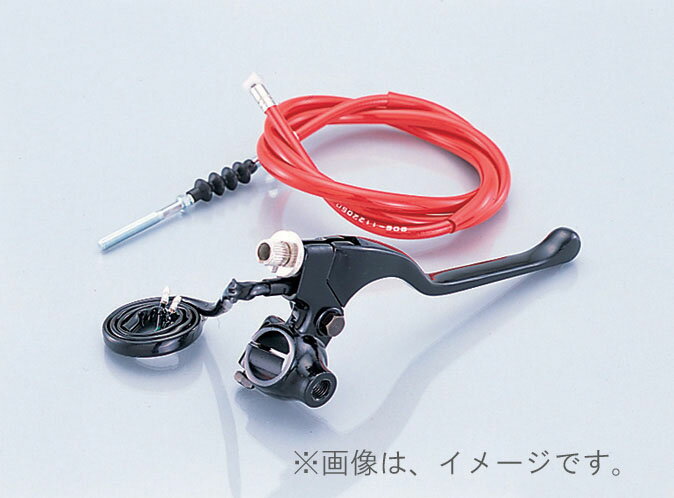 キタコ（KITACO）Rロングレバー&ケーブルSET APE50(ミラーホルダーTYPE)BLACK(906-1122130)