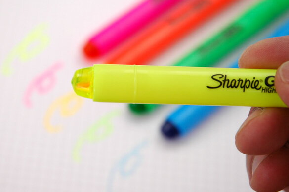 【Sharpie/シャーピー】ジェル ハイライター【蛍光ペン/ゲルマーカー/デザイン文具/ステーショ...:e-office:10019949