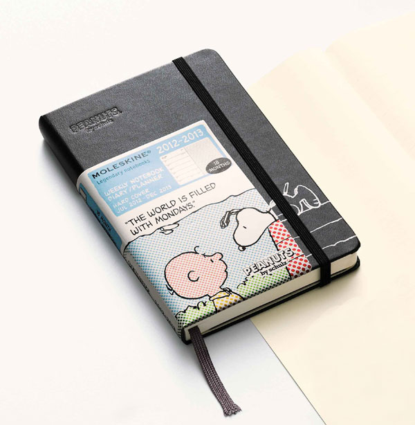 【MOLESKINE】モールスキン/モレスキン 限定版ピーナッツ スケジュール＋ノート 18ヶ月 2012-2013年 ポケットサイズ 【スケジュール帳 手帳】【お買い物マラソン】