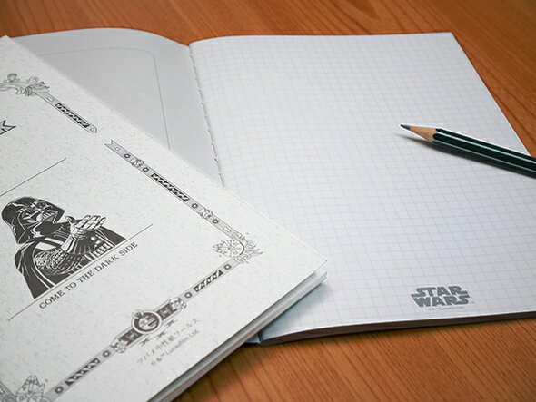 【ツバメ】スターウォーズ A5 5mm方眼 ノート STWR-0671 【ツバメノート ノート ダースベーター コラボ ステーショナリー】【デザイン おしゃれ 海外 輸入】【カラフル文房具ならイーオフィス】