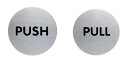 【DURABLE/デュラブル】サインプレートS PUSH / PULL 【シンボルマーク ドア 押 引 店舗 お店 インテリア 業務用 会議室 事務所 整理 おしゃれ デザイン ギフト】【デザインおしゃれ 海外 輸入】【カラフル文房具ならイーオフィス】