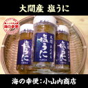大間 最北水産 塩うに 1本60g入り(塩ウニ/大間/青森県産)