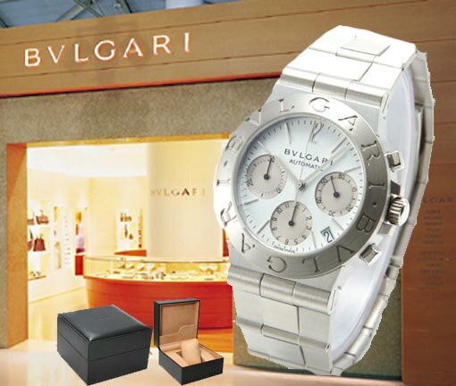 BVLGARI ブルガリ 腕時計 ディアゴノ スポーツクロノ CH35WSSD ホワイト メンズ