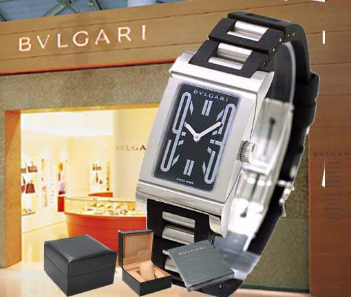 BVLGARI ブルガリ 腕時計 レッタンゴロ ラバーブレス RT39BSV レディース【あす楽対応...:e-ousama:10001607