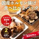 【お試し送料無料】国産ホルモン揚げ 食べ比べ2パックセット ...