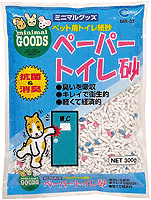 小動物用トイレ紙砂　ペーパートイレ砂300g