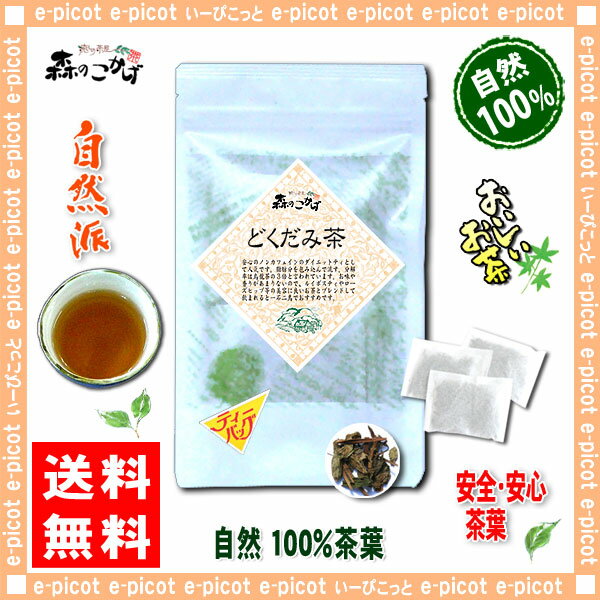 【送料無料】どくだみ茶（3g×15p）「ティーバッグ」≪ドクダミ茶100％≫（）