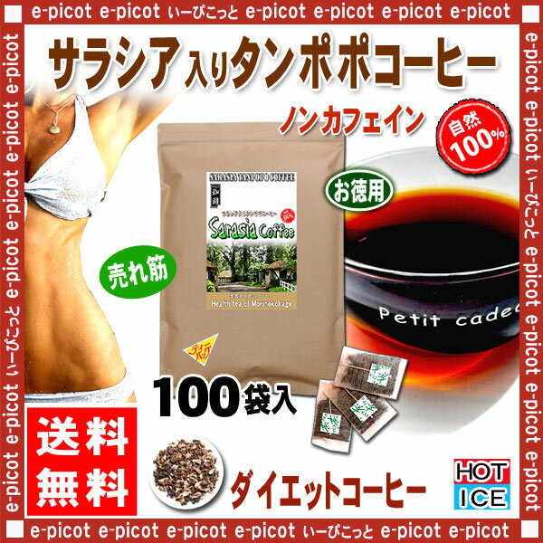 【送料無料】サラシアたんぽぽコーヒー（2.5g×100p）「ティーバッグ」◇サラシア[コタラヒム茶]＆タンポポコーヒー（）