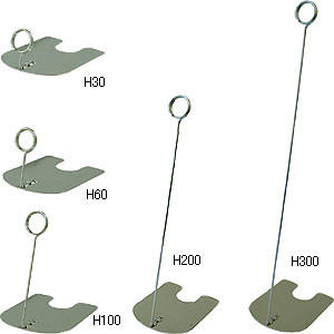 リングスタンド シルバー H30mm(TO-3-S) 30556商品の価格や説明ポップに スタンド型のPOP・プライスカード立て