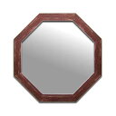 『ミラー Huit Mirror』 ミラー かがみ 鏡 フレームミラー 壁掛け鏡 壁面ミラー 壁掛けミラー おしゃれ かわいい 可愛い 八角形 壁掛け式 アンティーク調 玄関 リビング シンプル ギフト 贈り物 プレゼント