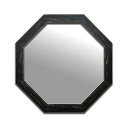 『ミラー Huit Mirror』 ミラー かがみ 鏡 フレームミラー 壁掛け鏡 壁面ミラー 壁掛けミラー おしゃれ かわいい 可愛い 八角形 壁掛け式 アンティーク調 玄関 リビング シンプル ギフト 贈り物 プレゼント