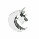 【バラ売り/1個】月と星のステンレスピアス(ムーン/スター)「ピアス/ステンレスアクセサリー」