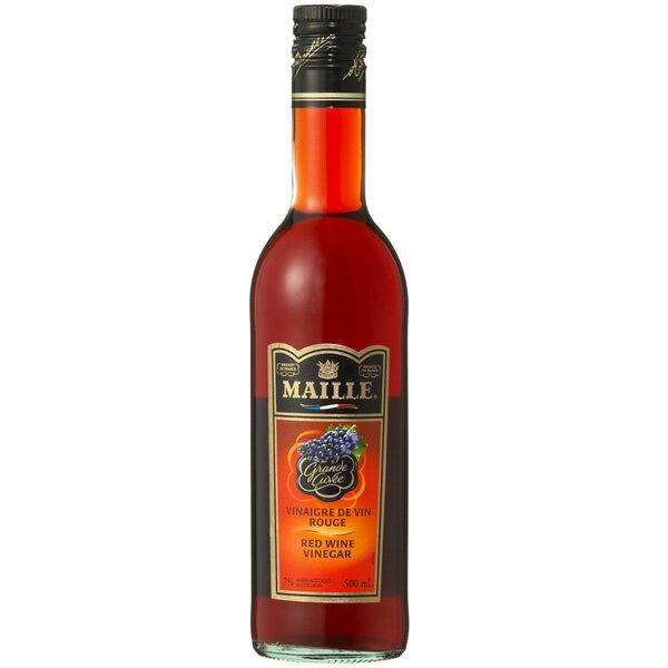 ■MAILLE 赤ワインビネガー 500ml【マイユ、フルーツビネガー 、酢、フレンチ、フランス、S＆B、SB食品、エスビー食品】【クリスマス、パーティ】