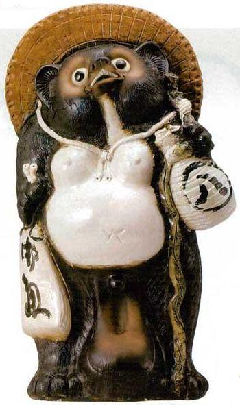 開店お祝い･周年お祝い･･･の贈り物にもとっても喜ばれます!!【送料無料★28%割引!】[信楽焼]ひねり狸20号