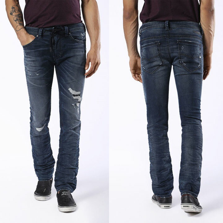 【20%割引！スーパーセール】 ディーゼル DIESEL ジョグジーンズ THAVAR JOGGJEANS スウェット デニム 0675M