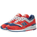 NEW BALANCE ニューバランス 997 M997 CSIY スニーカー NAVY/RED ネイビー レッド 【メンズ レディース スニーカー】靴 アメカジ MADE IN USA シューズ