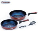BRONANO(ブラナーノ) IH対応 フライパン26cm&いため鍋28cm 2点セット(ターナー付) BM-9527