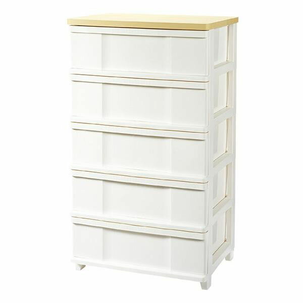 【LIVING WIDE CHEST リビングワイドチェスト605 5段 LW-605WH】※発送目安:2週間 ※代引不可、同梱不可
