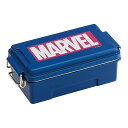 pos.430527 MARVEL LOGO ふわっとコンテナランチボックス MARVEL ロゴ ネイビー PCTN5
