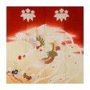 トレシー 加賀のお国染めシリーズ 花嫁のれん柄 19×19cm A1919P-ERIHANA P545 桐に鳳凰