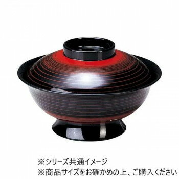 福井クラフト 6寸聖龍椀(低足)朱カスミ 12025680