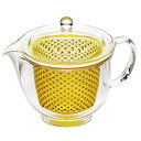曙産業 トライタン樹脂製 クリアティーポット 480ml イエロー TW-3719