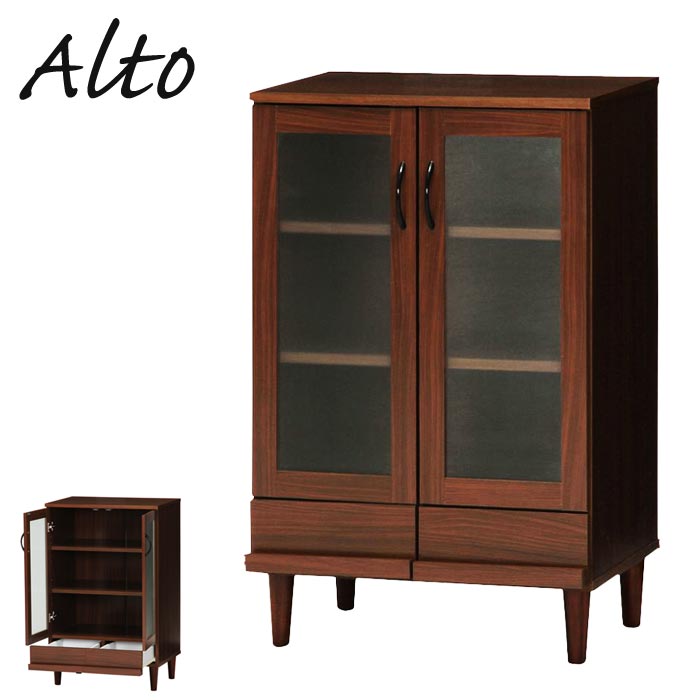 《F-trade》ALTOアルト 食器棚 約幅60cm 人気 木製 北欧 おすすめ おしゃれ 食器収...:e-sumail-style:10003223