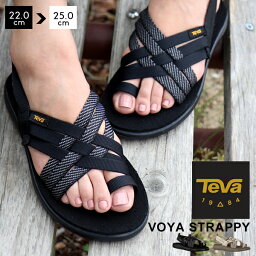 テバ レディース <strong>サンダル</strong> sale ボヤ<strong>teva</strong> VOYA STRAPPY 親指 ストラップブラック1099271 ウィ<strong>メンズ</strong> ぺたんこ Mushソール フラット