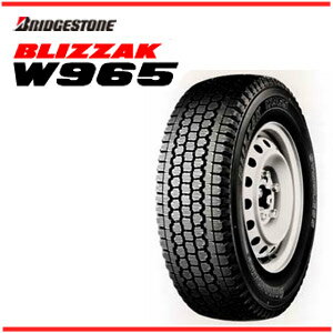 【送料無料！】スタッドレスタイヤ1本 ブリヂストン ブリザック W965 145R12 6PR [BLIZZAK] [スノー] [BRIDGESTONE]