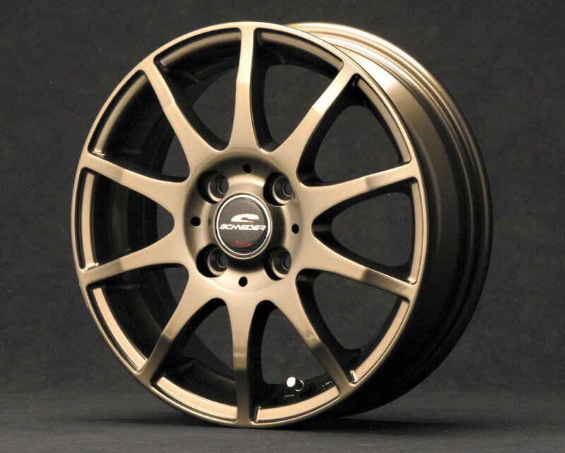 ホイール1枚 シュナイダー コルサージュ 13×4.0 PCD100/4H オフセット+42 カラー：ブロンズ K-CAR A-TECH SCHNEIDER CORSAGE