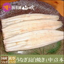 【うなぎ専門店 浜名湖山吹】【冷蔵でお届け】うなぎ 白焼き 国産うなぎ 真空長白焼き【中】110gサイズ3本 VS120-3 о_老舗デパ地下鰻屋の国内産の、うなぎ。お祝い ギフト プレゼント 贈り物 などに最適!食品【ウナギ、鰻、国産】