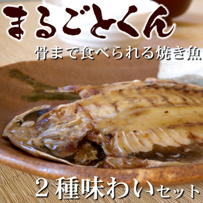 静岡県産 沼津の干物（ひもの） 【まるごとくん】2種味わいセット（送料込）国産真アジ干物、国産サンマ干物が5枚ずつ